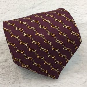 Brooks Brothers silk tie - riding stirrup print